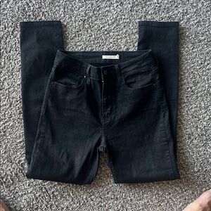 Levi’s Black 721 High Rise Skinny Jeans 28 Excellent Condition